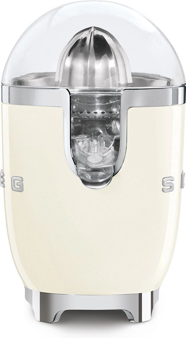 Соковыжималка цитрусовая Smeg CJF11CREU кремовый/серебристый
