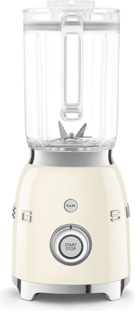 Блендер стационарный Smeg BLF03CREU кремовый/серебристый