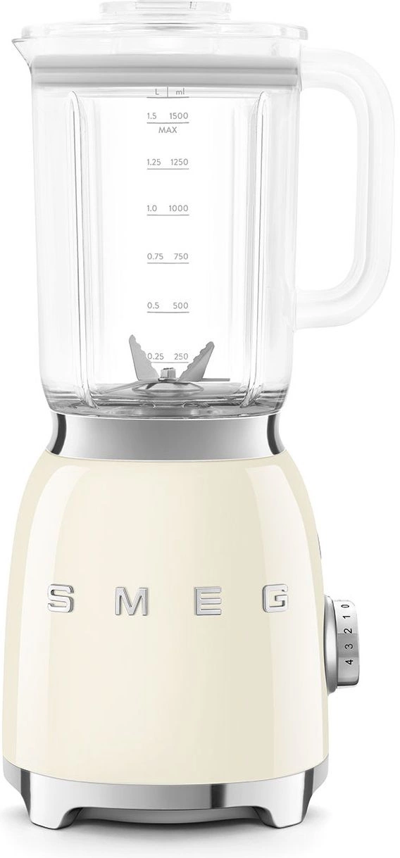 Блендер стационарный Smeg BLF03CREU кремовый/серебристый