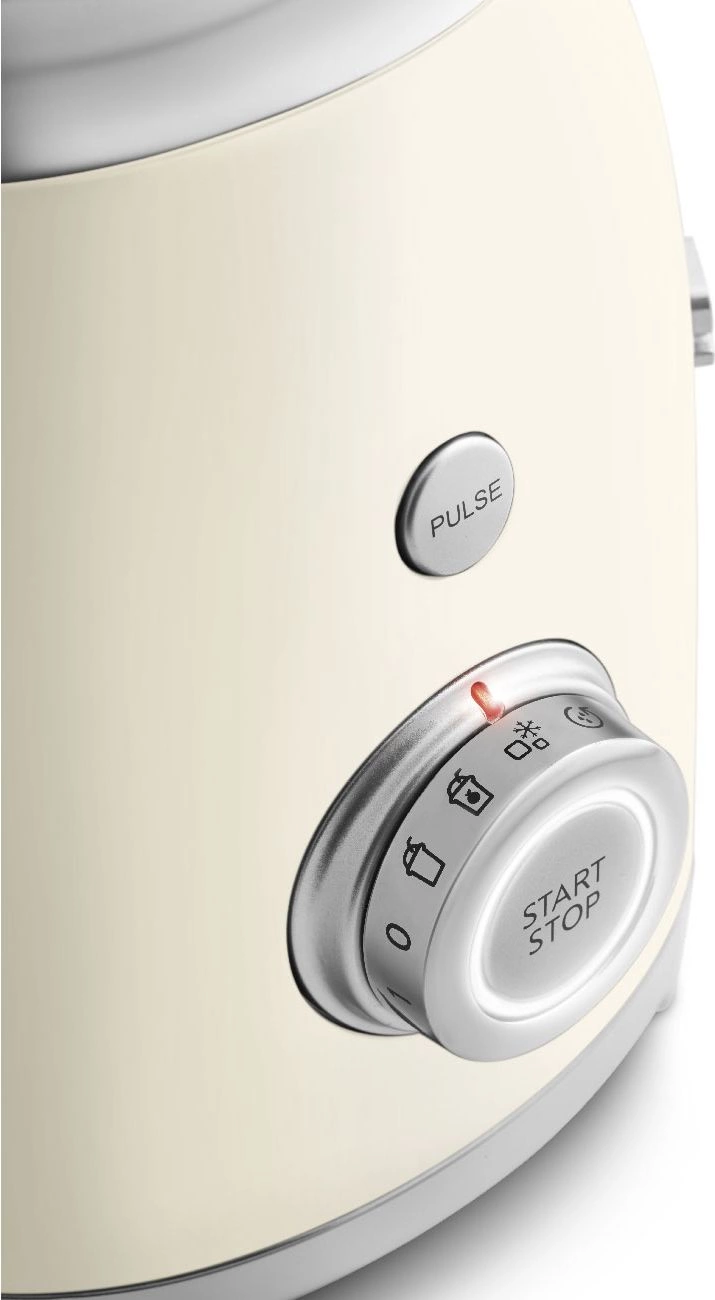 Блендер стационарный Smeg BLF03CREU кремовый/серебристый