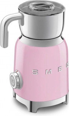 Вспениватель молока Smeg MFF11PKEU розовый/серебристый