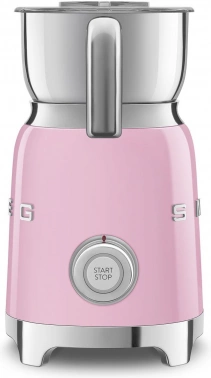 Вспениватель молока Smeg MFF11PKEU розовый/серебристый