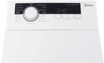 Стиральная машина полноразмерная Midea MFE05W70/W-RU, с вертикальной загрузкой, 7кг, 1200об/мин, русский интерфейс