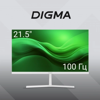 Монитор 21.5" Digma Progress 22A502F, 1920х1080, 100 Гц, VA, белый (dm22vb04)