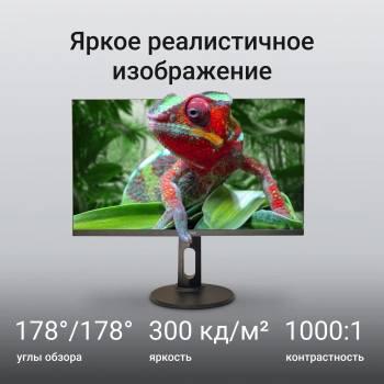 Монитор 27" Digma Progress 27P705Q, 2560х1440, 75 Гц, IPS, черный (dm27sb08)