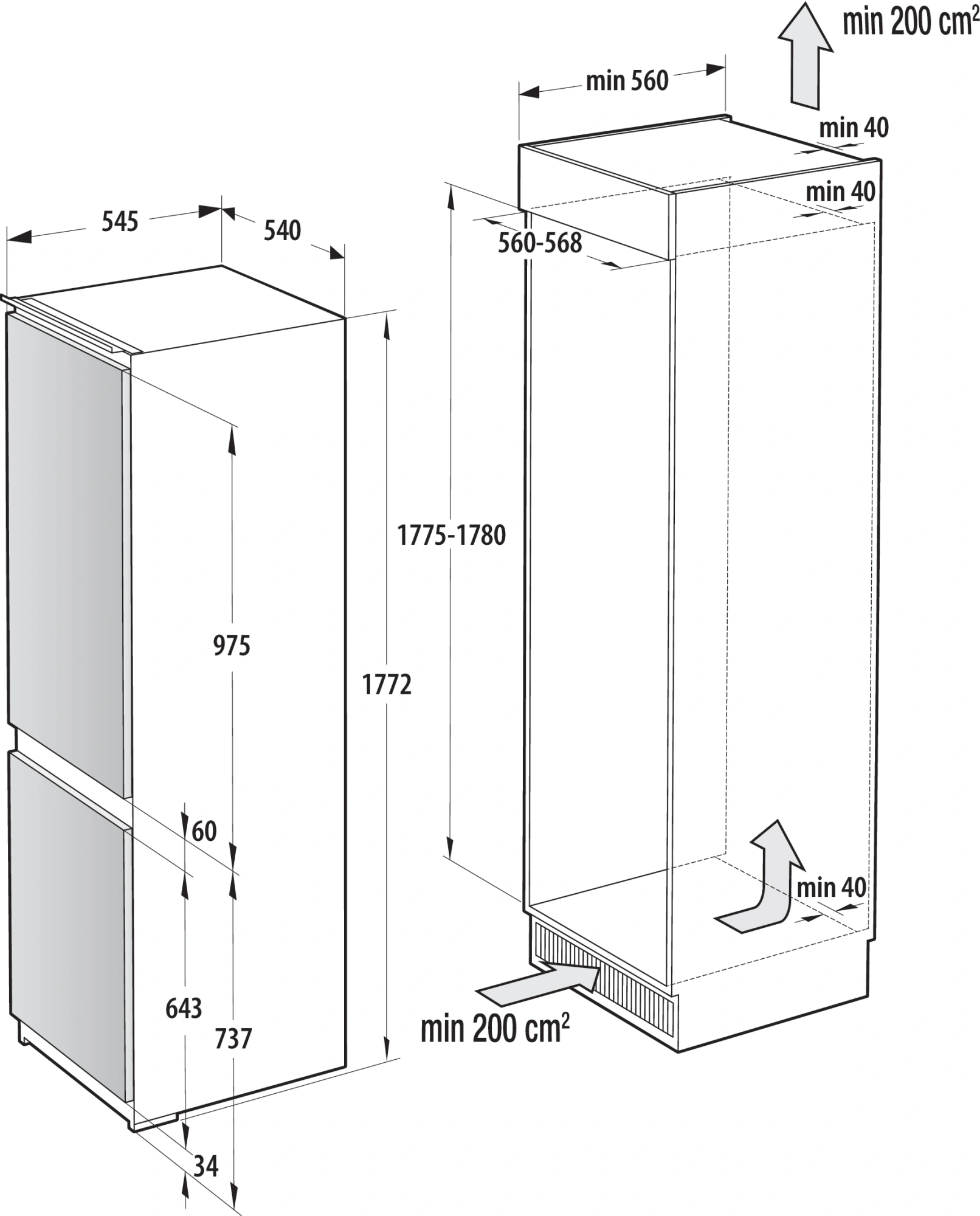 Холодильник Gorenje NRKI517141