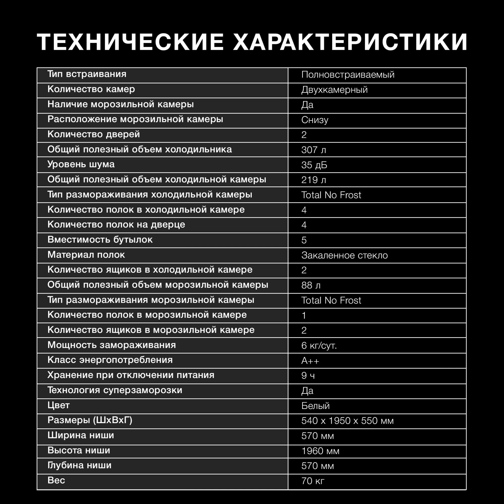 Холодильник Hyundai HBR 1946 белый