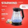 Чайник электрический Starwind SKS2035 черный, стекло
