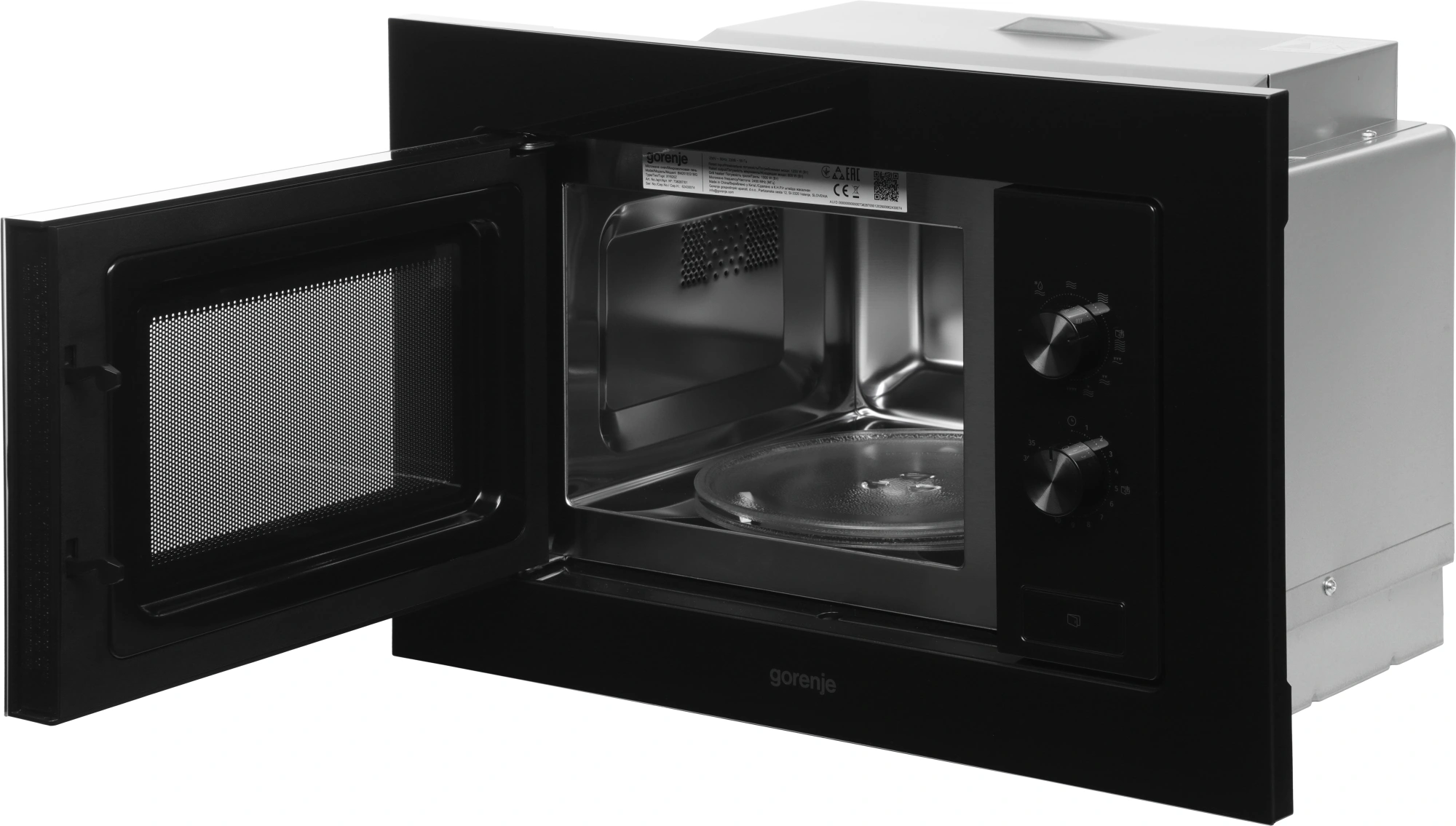 Встраиваемая микроволновая печь Gorenje BM201EG1BG черный