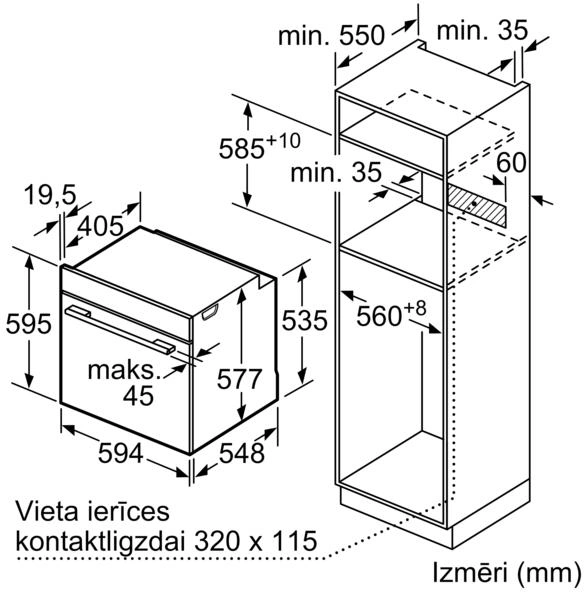 Духовой шкаф Bosch HBG7721B1 черный