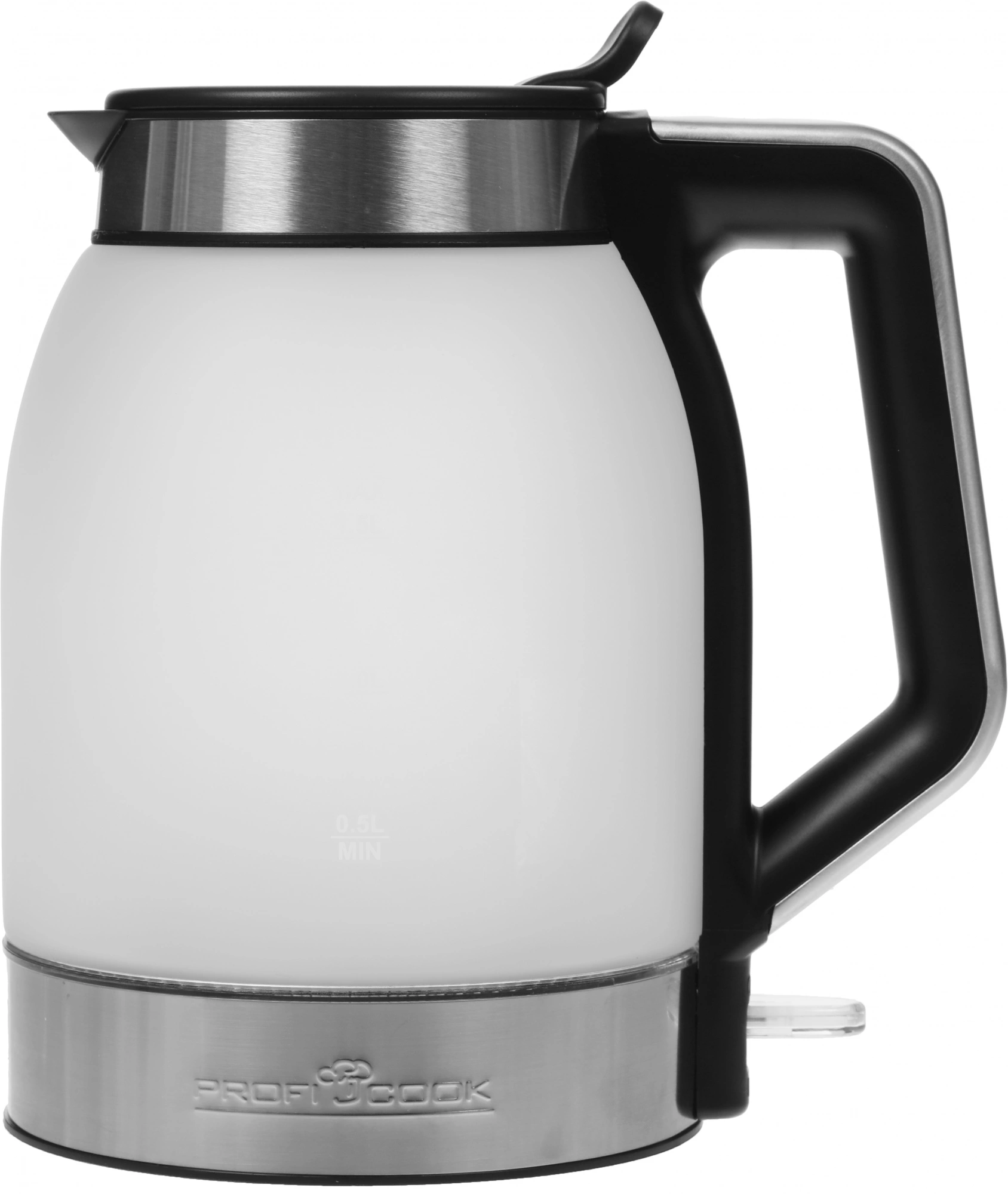 Чайник электрический Profi Cook PC-WKS 1215 G нержавеющая сталь, стекло