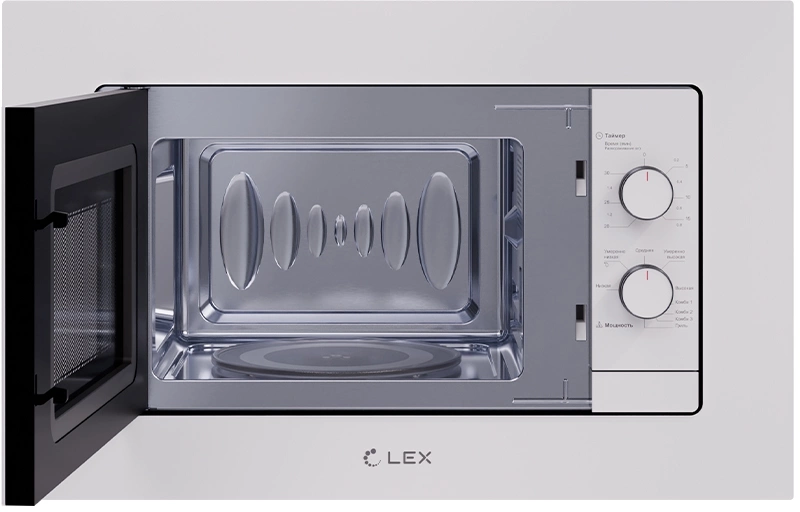 Встраиваемая микроволновая печь Lex BIMO 20.04 WH белый (chve000016)
