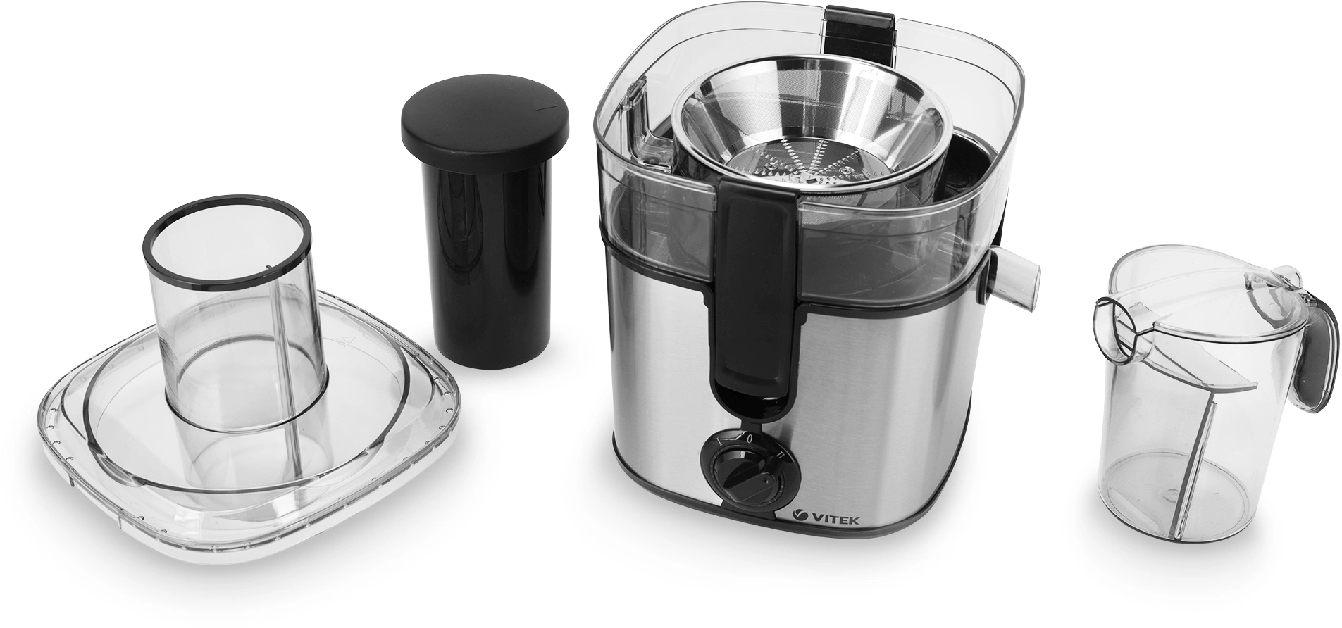 Соковыжималка центробежная Vitek VT-1600 стальной