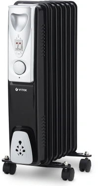 Масляный радиатор Vitek VT-1717 черный