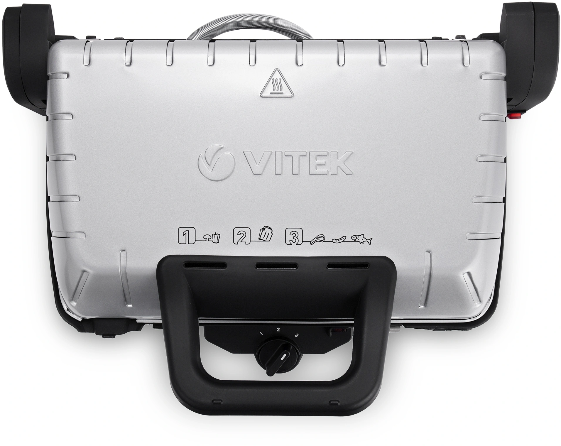 Электрогриль Vitek VT-2633 серебристый