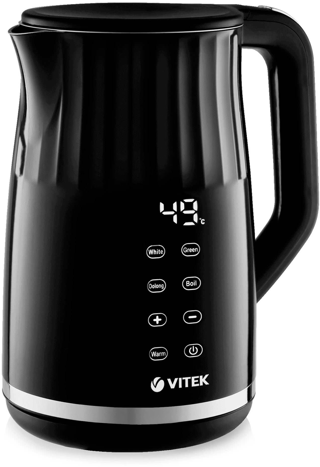 Чайник электрический Vitek VT-8829 черный, металл