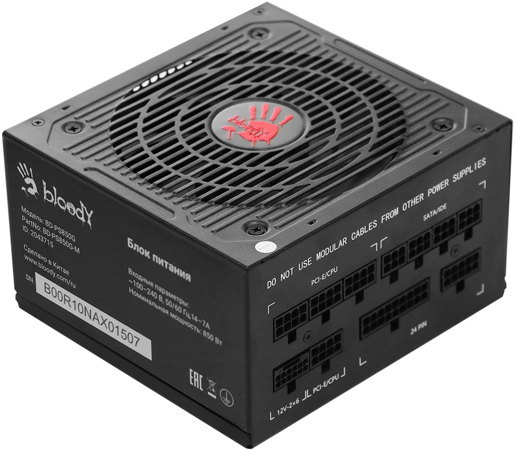 Блок питания BLOODY BD-PS850G (bd-ps850g-m)