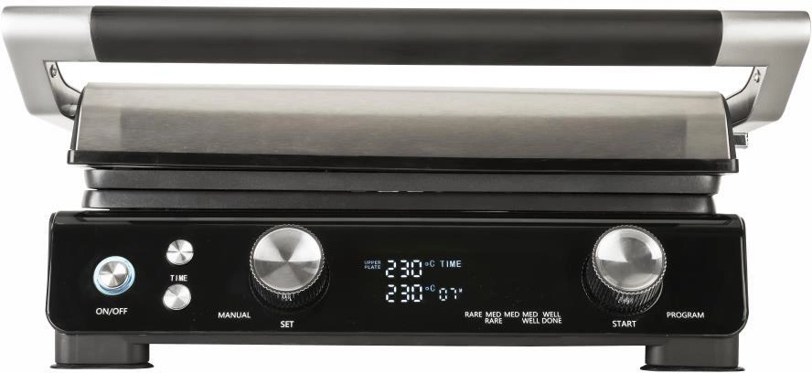 Электрогриль Thomson GC30E01 черный/серебристый