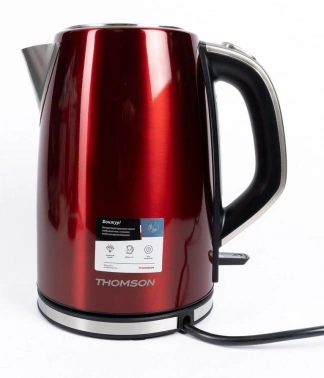 Чайник электрический Thomson K30E-4001 красный, металл
