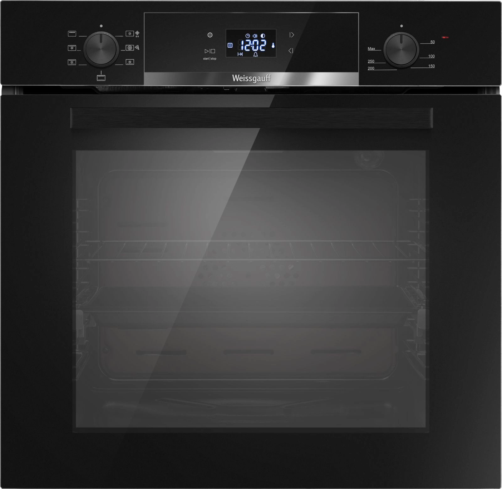 Духовой шкаф Weissgauff EOV 766 PDB черный (433330)