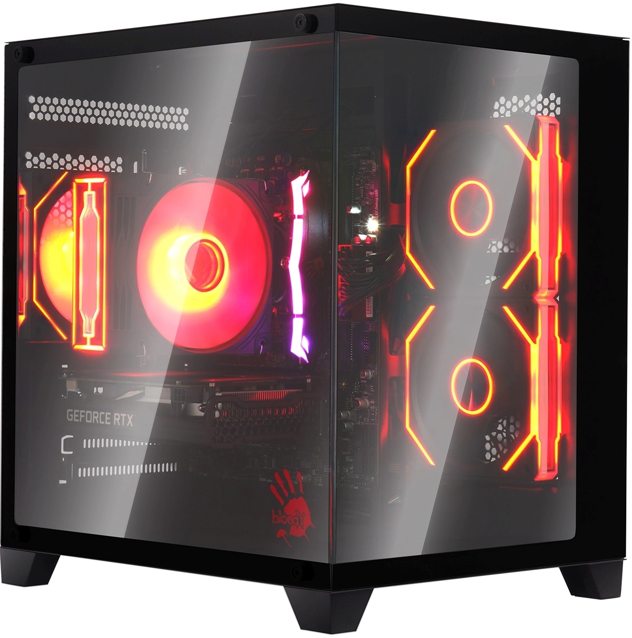 Компьютерный корпус mATX Bloody BD-CC105 черный (bd-cc105-bk) — купить ...