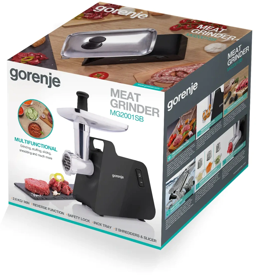 Мясорубка Gorenje MG2001SB черный