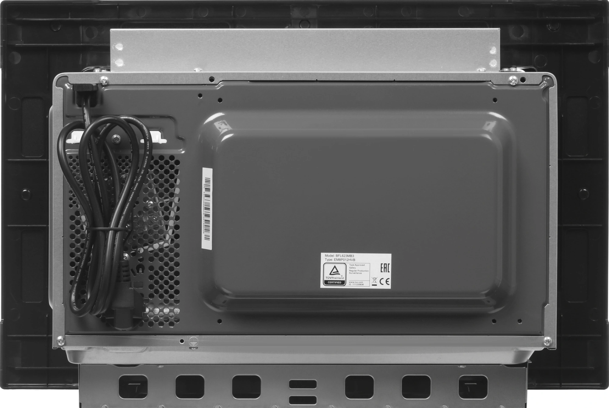 Встраиваемая микроволновая печь Bosch BFL623MB3 черный