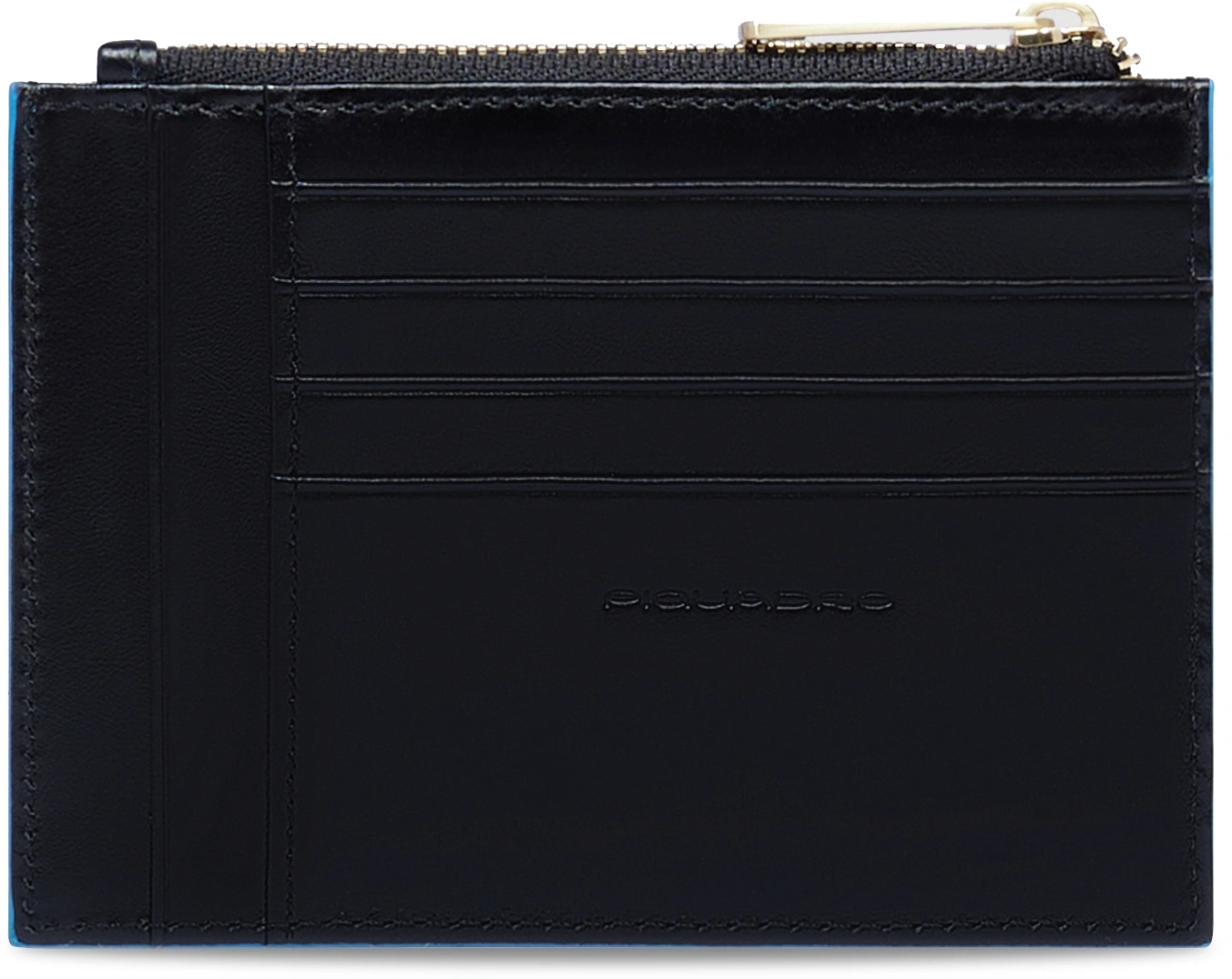 Чехол для кредитных карт Piquadro Blue Square черный натур.кожа (pp6659b2r/n)