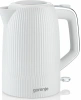 Чайник электрический Gorenje K17DPW белый/серебристый, пластик