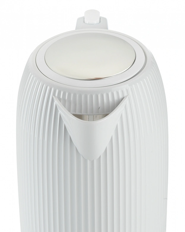 Чайник электрический Gorenje K17DPW белый/серебристый, пластик