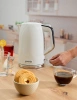 Чайник электрический Gorenje K17DPW белый/серебристый, пластик