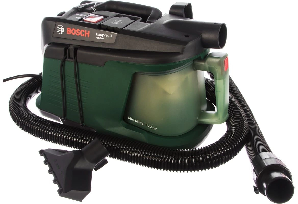 Строительный пылесос Bosch EasyVac3 зеленый (06033D1000)