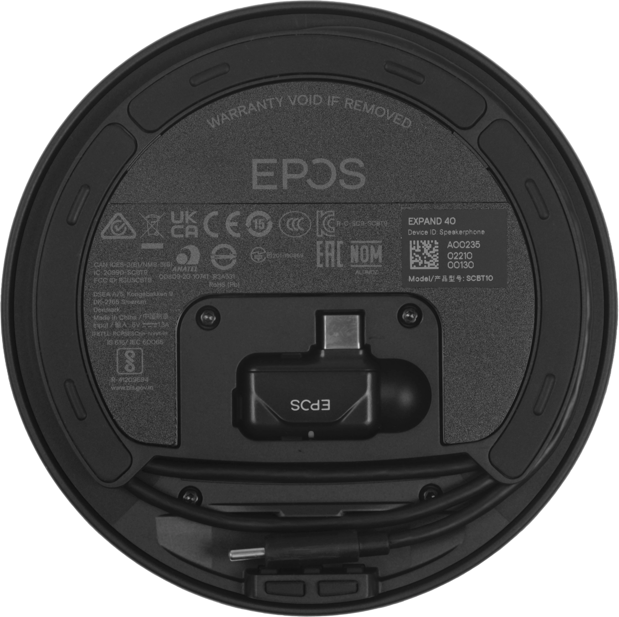 Спикерфон Epos Expand 40+ черный (1000662)