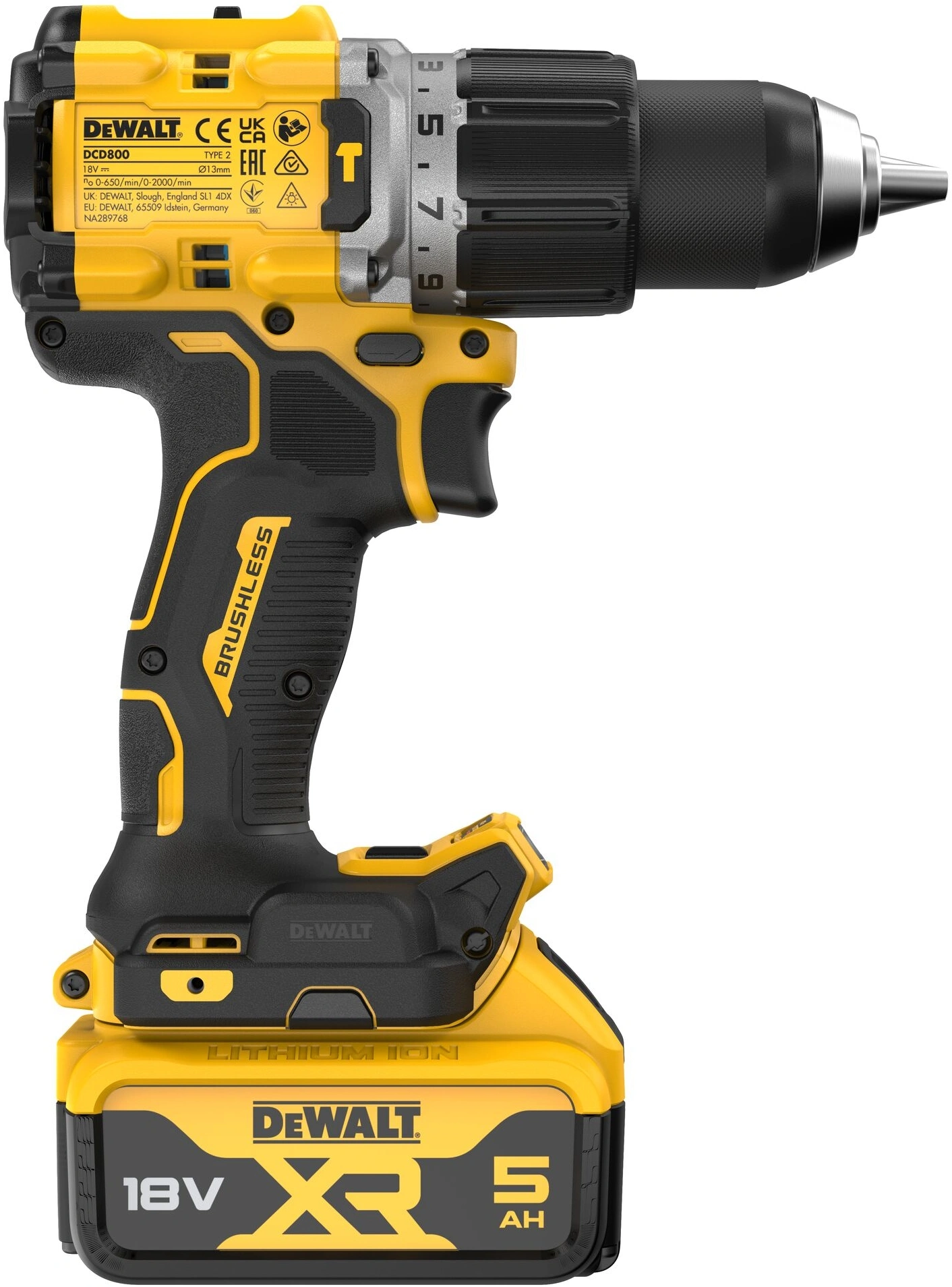 Ударный шуруповерт DeWalt DCD805P2T-QW
