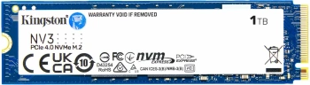 Твердотельный накопитель Kingston NV3 1024ГБ, M.2 2280, PCIe 4.0 x4, M.2 SNV3S/1000G