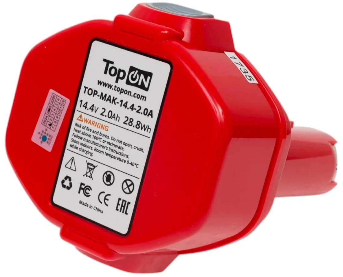 Батарея аккумуляторная TopON TOP-MAK-14.4-2.0A 14.4В 2Ач Li-Ion (103639)
