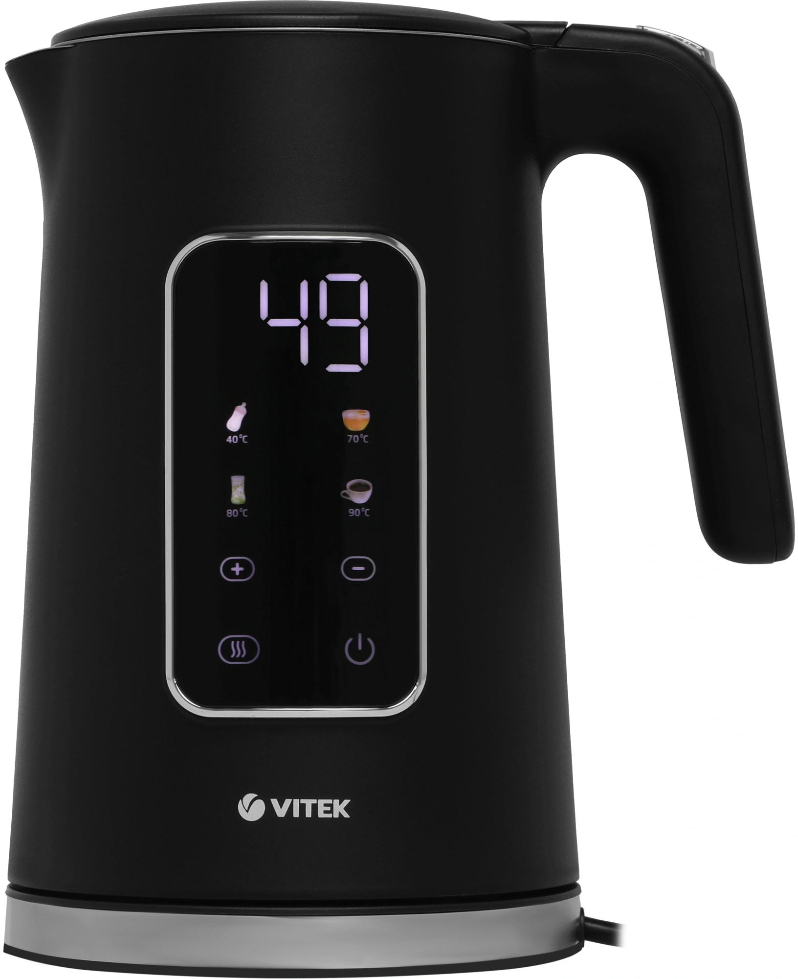 Чайник электрический Vitek VT-1162 черный, металл