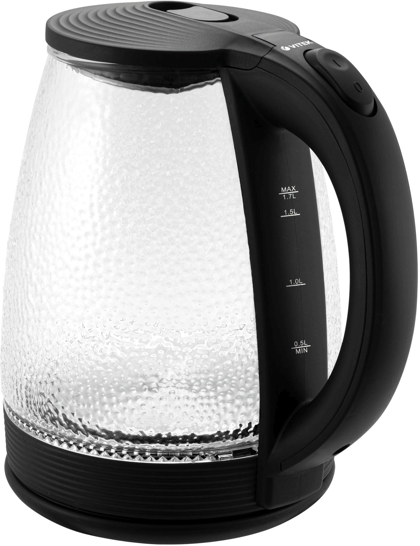 Чайник электрический Vitek VT-7003 черный, стекло