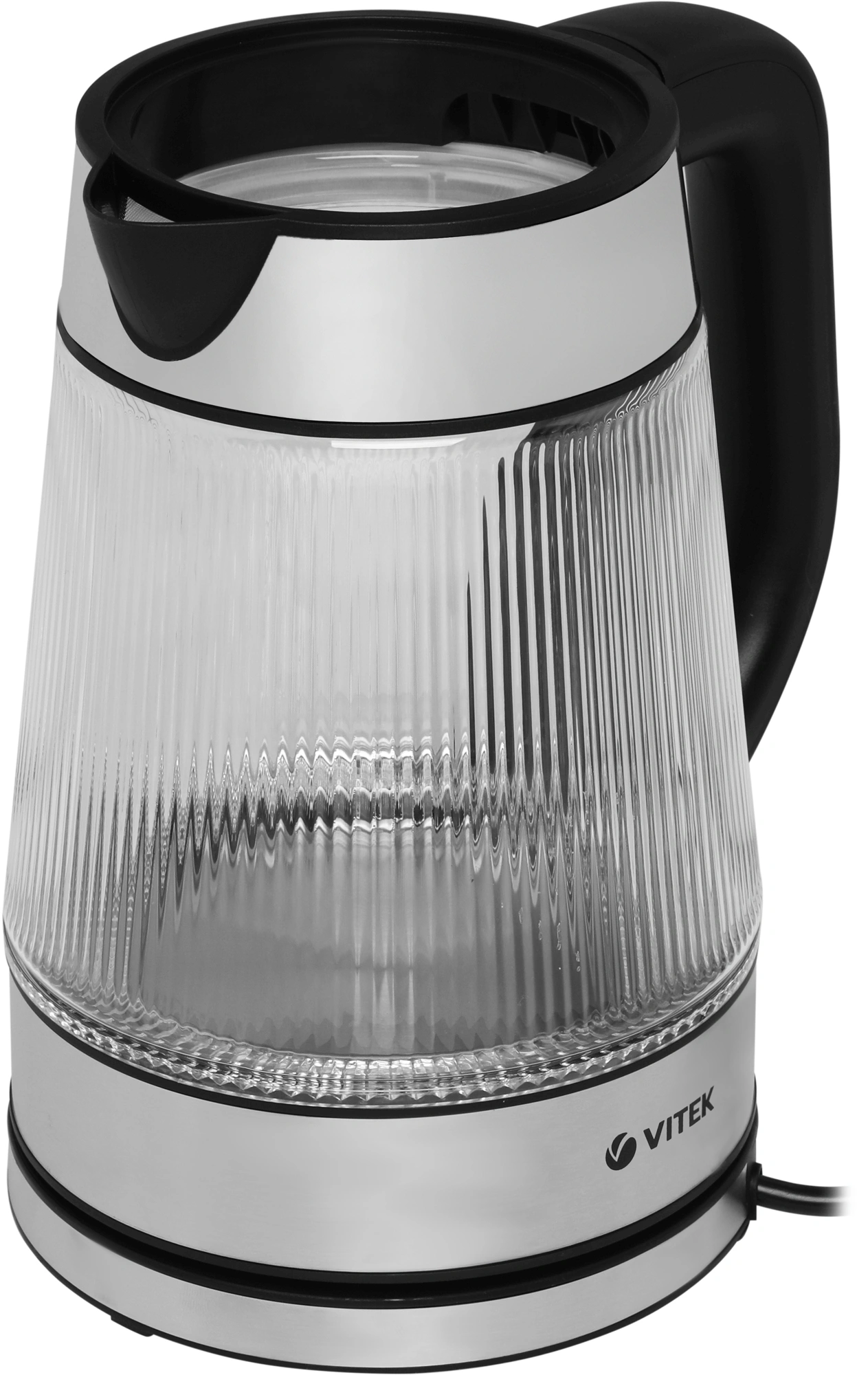Чайник электрический Vitek VT-7017 прозрачный, стекло