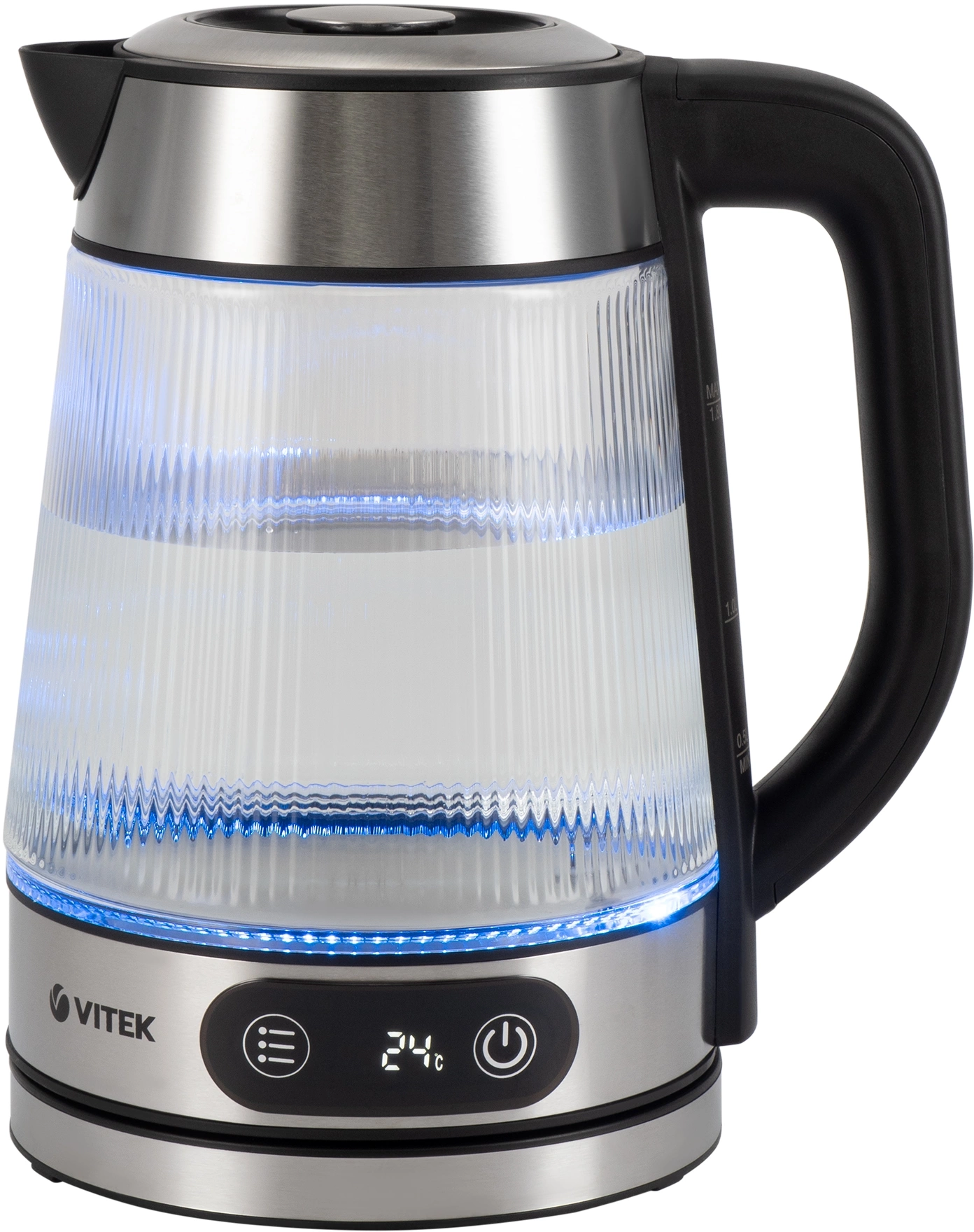 Чайник электрический Vitek VT-8825 прозрачный, стекло