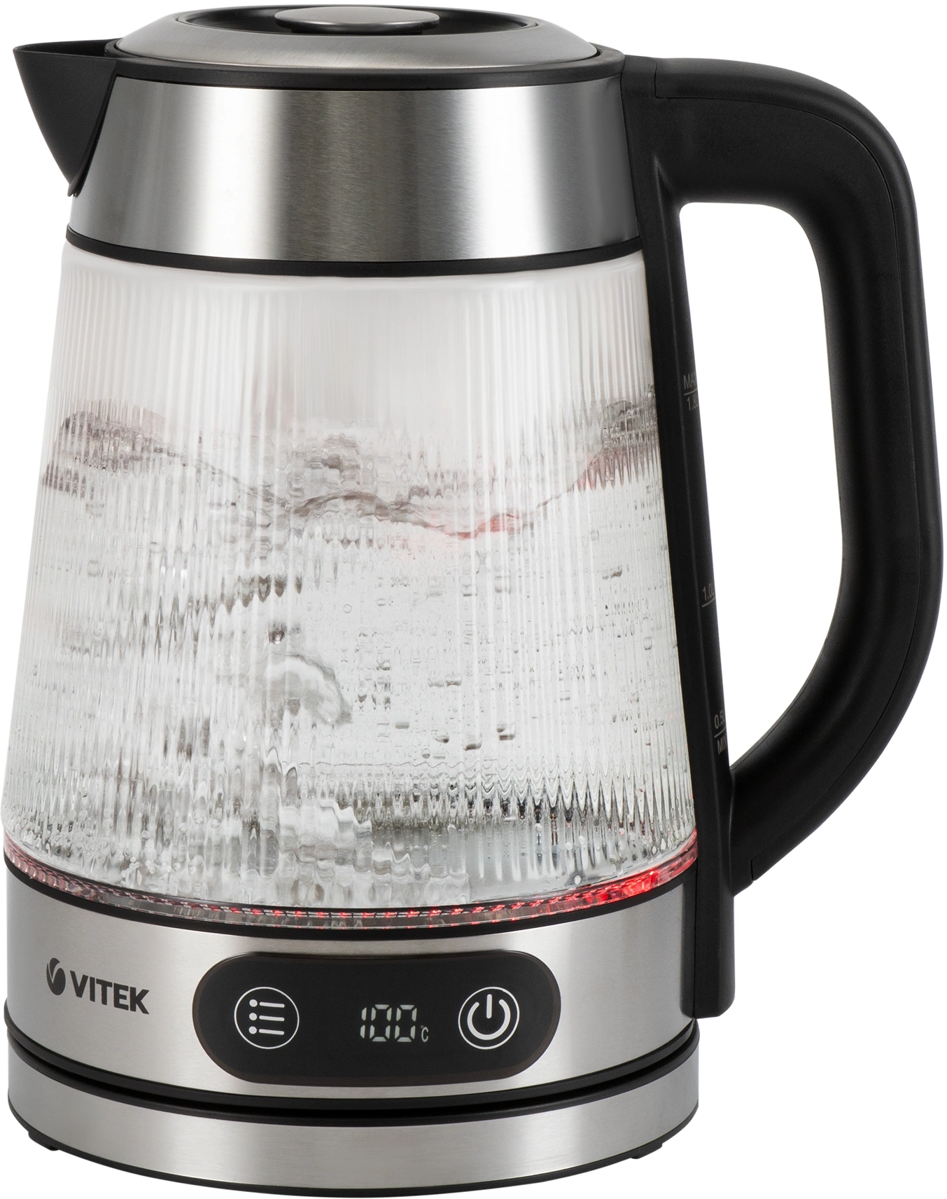 Чайник электрический Vitek VT-8825 прозрачный, стекло
