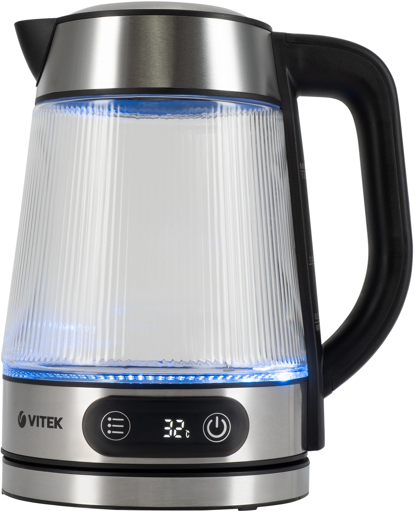 Чайник электрический Vitek VT-8825 прозрачный, стекло