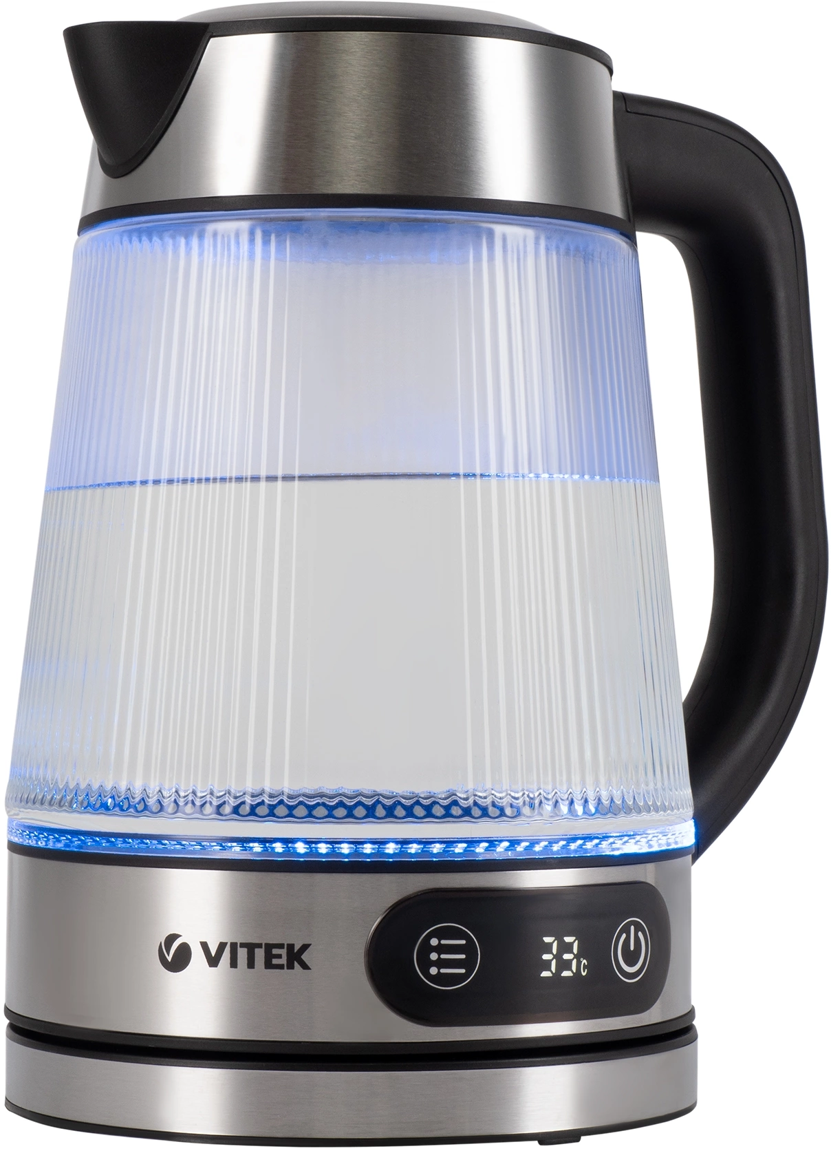 Чайник электрический Vitek VT-8825 прозрачный, стекло