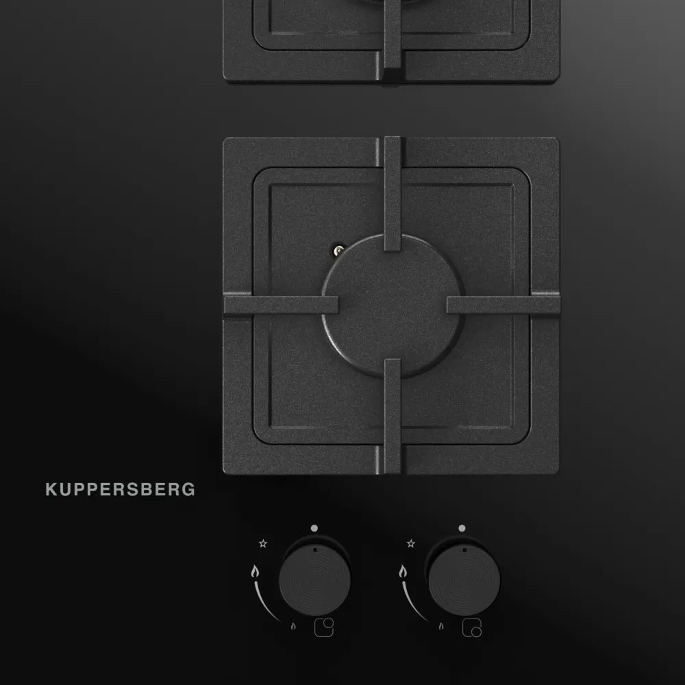 Газовая варочная поверхность Kuppersberg IGS 601 черный (8607)