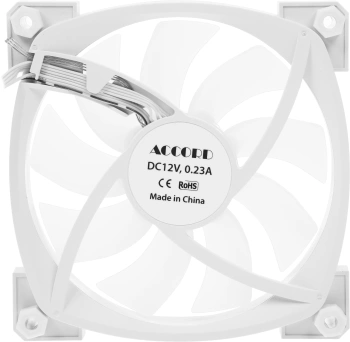 Вентилятор Accord ACC-U12 ARGB, 120х120x25, белый, 4-pin brown box (ACC-U12 ARGB WHITE)