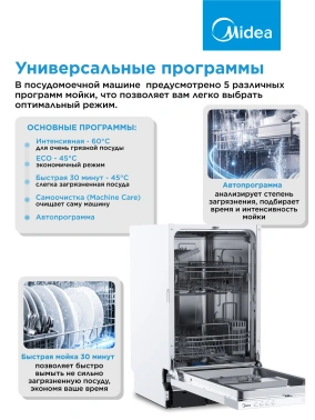Посудомоечная машина Midea MID45S050
