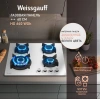 Газовая варочная поверхность Weissgauff HG 640 WGh белый (433582)