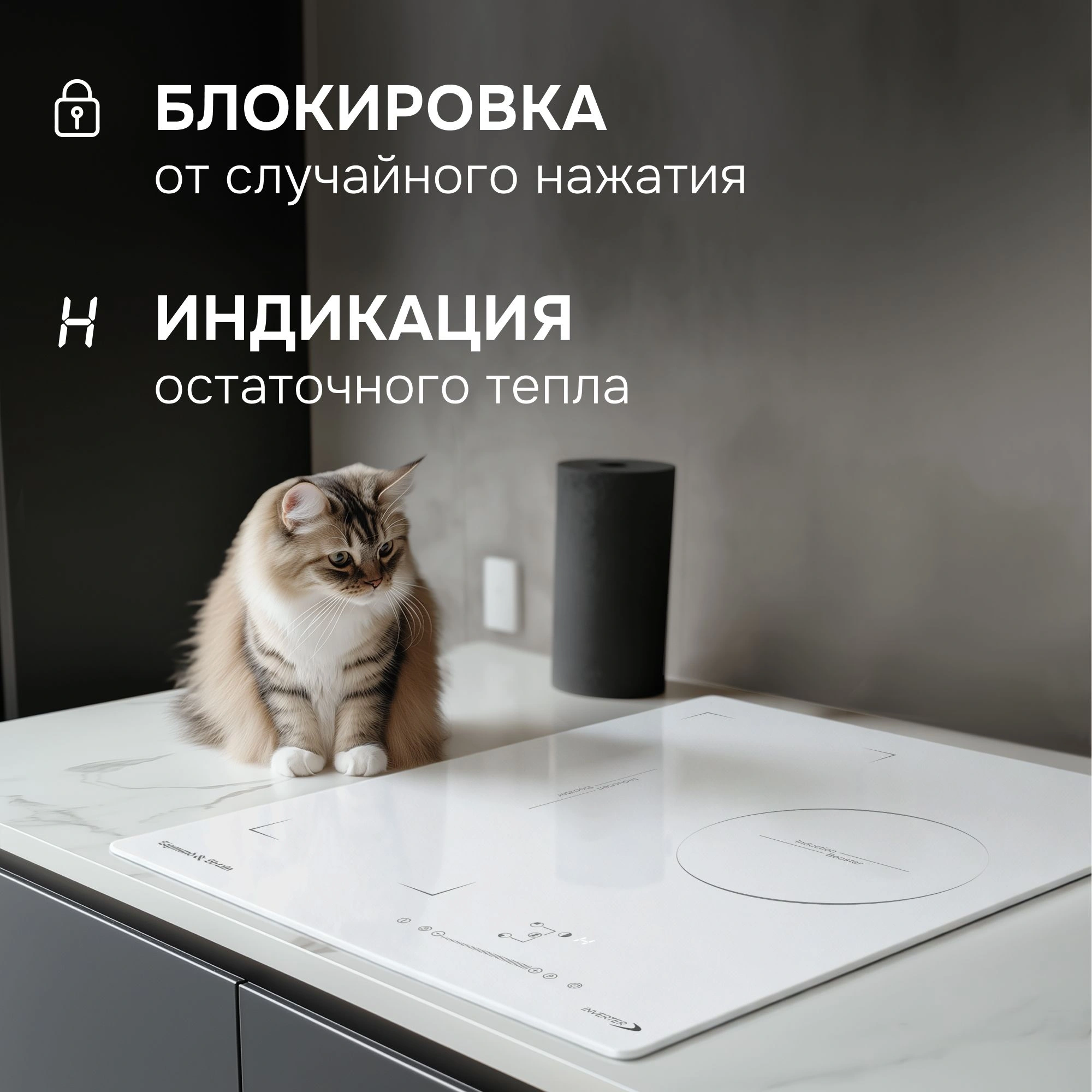 Индукционная варочная поверхность Zigmund & Shtain CI 49.4 W белый
