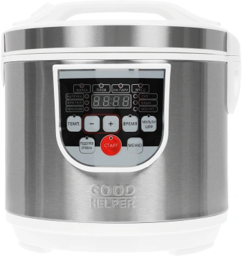 Мультиварка GoodHelper MC-5101 стальной/белый (gh-mc5101)