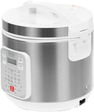Мультиварка GoodHelper MC-5201 стальной/белый (gh-mc5201)